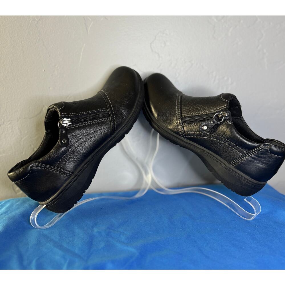Clarks Women's Carleigh Ray side-zip shoes in Black - 7 1/2 M - Picture 3 of 5